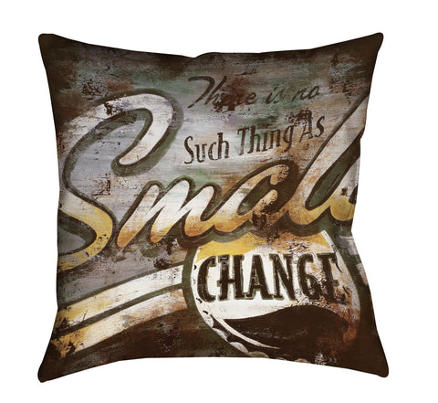 "Small Change" Throw Pillow