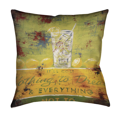 "Nothing To Dream" Outdoor Throw Pillow