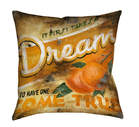 "First Things First" Throw Pillow