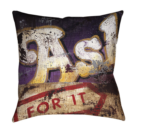 "Ask For It" Outdoor Throw Pillow