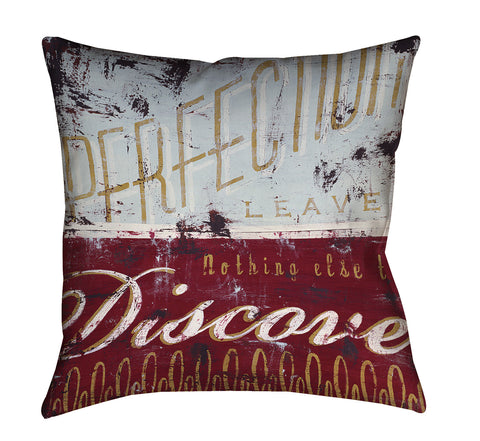 "Perfection Leaves" Outdoor Throw Pillow