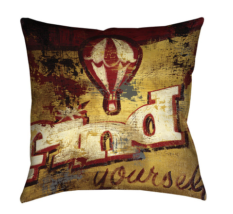 "You Awaits You" Throw Pillow