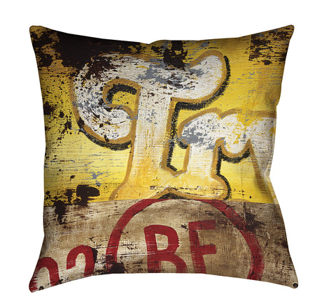 "Try 2 Be" Outdoor Throw Pillow
