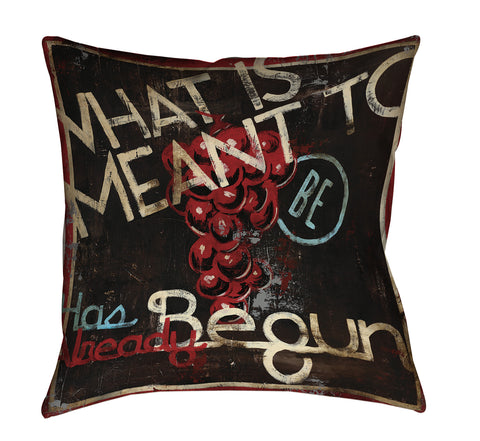 "The Preface" Outdoor Throw Pillow