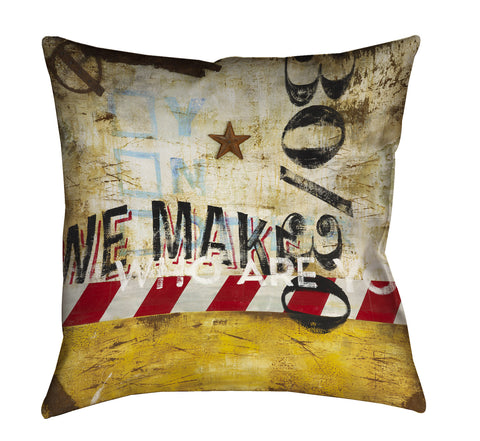 "Choices We Make" Throw Pillow