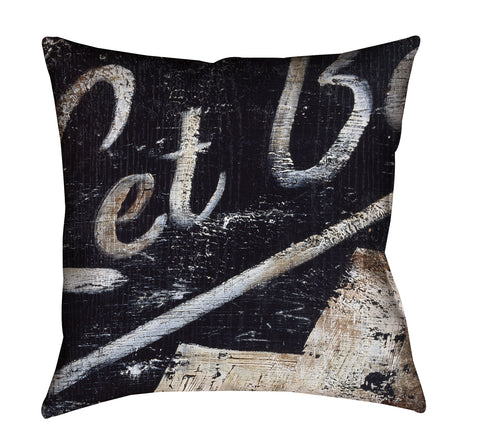 "The Path To Self: Let Be" Throw Pillow