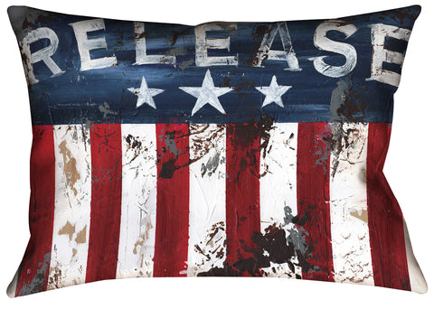 "Release" Outdoor Throw Pillow