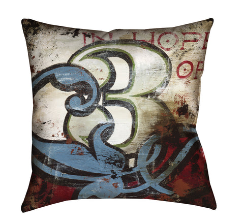 "3: In Hope Of" Throw Pillow