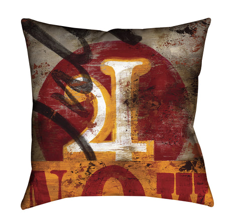 "4: Only For Now" Outdoor Throw Pillow