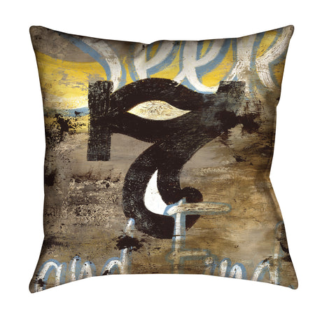 "7: Seek & Find" Throw Pillow