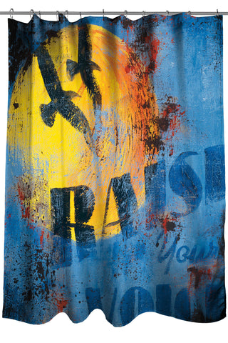 "Raise Your Voice" Shower Curtain