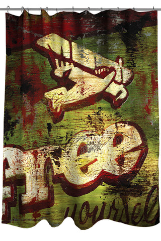 "No One's Prisoner" Shower Curtain