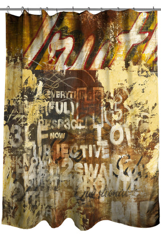 "Subjective Truths" Shower Curtain