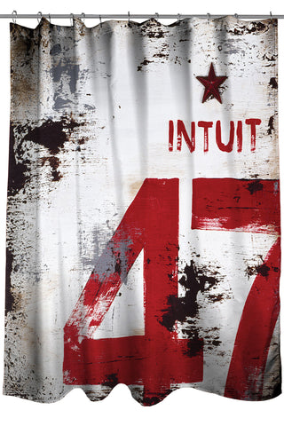 "The Skillset Of An Elevated Mind: Intuit" Shower Curtain