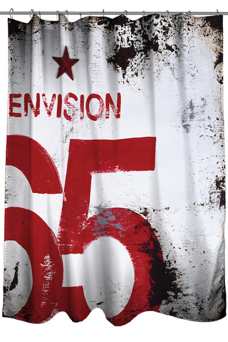 "The Skillset Of An Elevated Mind: Envision " Shower Curtain
