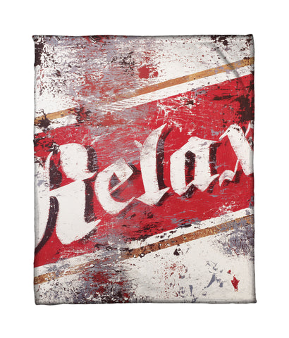 "Relax" Fleece Throw