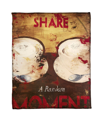 "Share A Random Moment" Fleece Throw