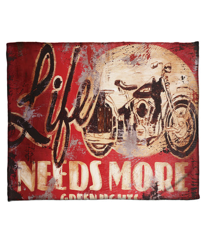 "Green Lights" Fleece Throw