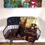 "Patience" Fleece Throw