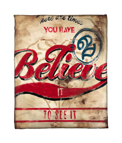"The Other Way Around" Fleece Throw
