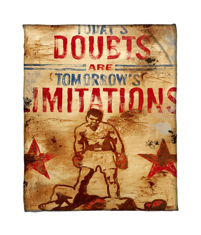 "The Mind Of Greatness" Fleece Throw