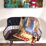 "Taking Breaths" Fleece Throw