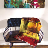 "Brain's Permission" Fleece Throw
