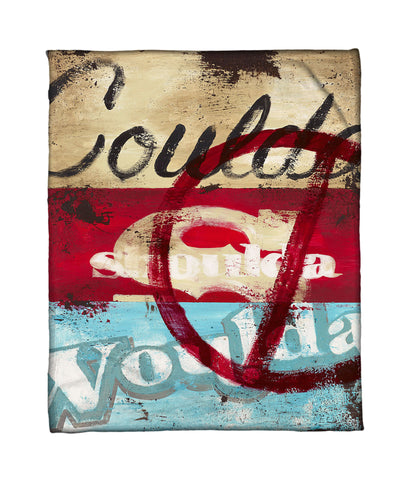 "Regret Is Not Part Of My Lexicon" Fleece Throw