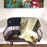 "Self As The Oldest Invention" Fleece Throw