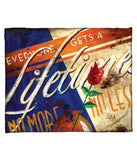 "The Dash" Fleece Throw