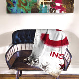 "Skillset Of An Elevated Mind: Inspire" Fleece Throw