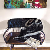 "The Path To Self: Let Be" Fleece Throw