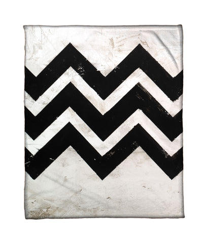 "Chevron 2" Fleece Throw