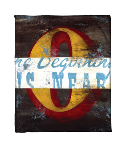 "0: The Beginning Is Near" Fleece Throw