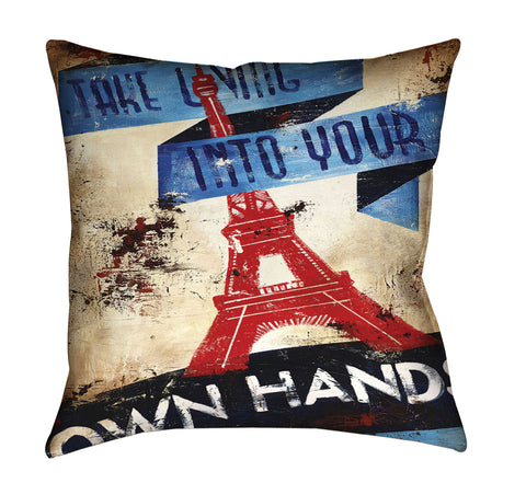"One's Own Conditions" Outdoor Throw Pillow