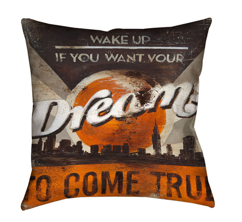 "Dreams To Come" Outdoor Throw Pillow