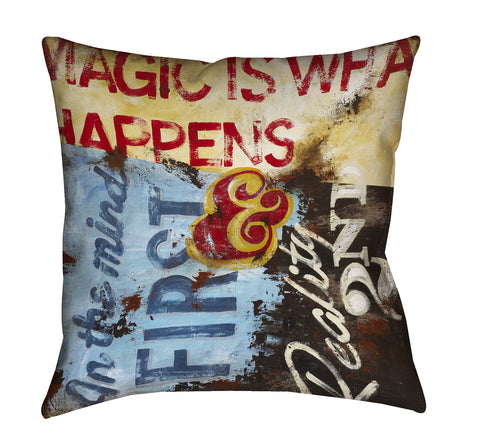 "Strategy For Everyday Sorcery" Outdoor Throw Pillow