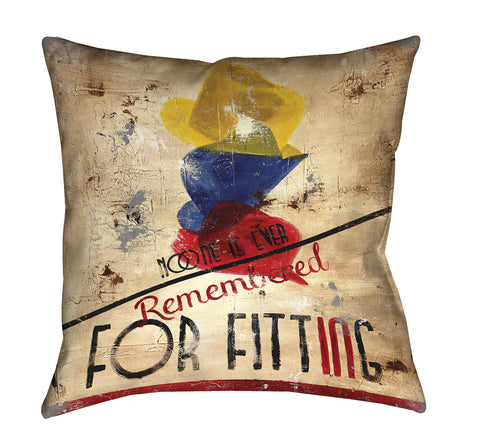 "In Loving Memory" Outdoor Throw Pillow