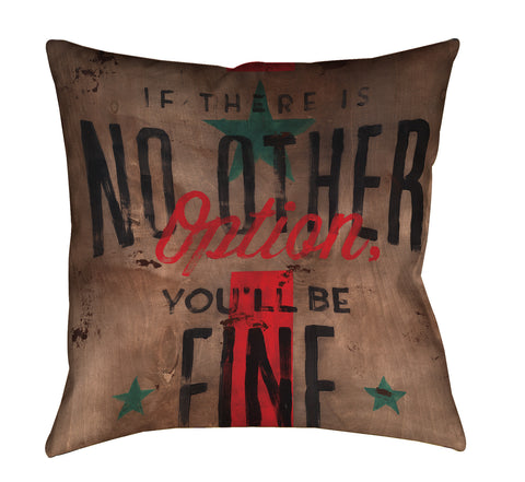 "And Dandy" Outdoor Throw Pillow