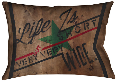"Arms Wide Open" Throw Pillow