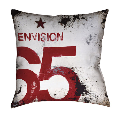 "Skillset Of An Elevated Mind: Envision" Outdoor Throw Pillow
