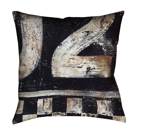 "The Path To Self: Yin & Yang" Outdoor Throw Pillow