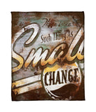 "Small Change" Fleece Throw