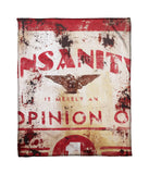 "Insanity" Fleece Throw