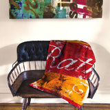"I'd Rather Be" Fleece Throw