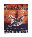 "Biggest Cash Prize" Fleece Throw