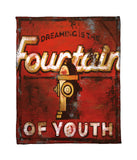 "Fountain Of Youth" Fleece Throw