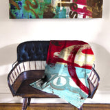 "Regret Is Not Part Of My Lexicon" Fleece Throw