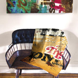 "The Commitment To being Present" Fleece Throw