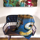 "The Heart,The Truth And The Tongue That Speaks It" Fleece Throw